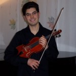 Il violinista Alessandro Cazzato