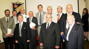 Foto di gruppo delle personalità premiate nel 2009