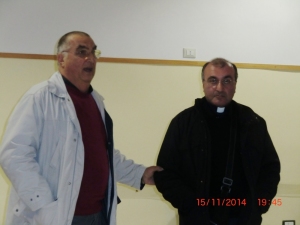 Da sinistra: Dr. Francesco Laricchia, Don Luciano Rotolo 